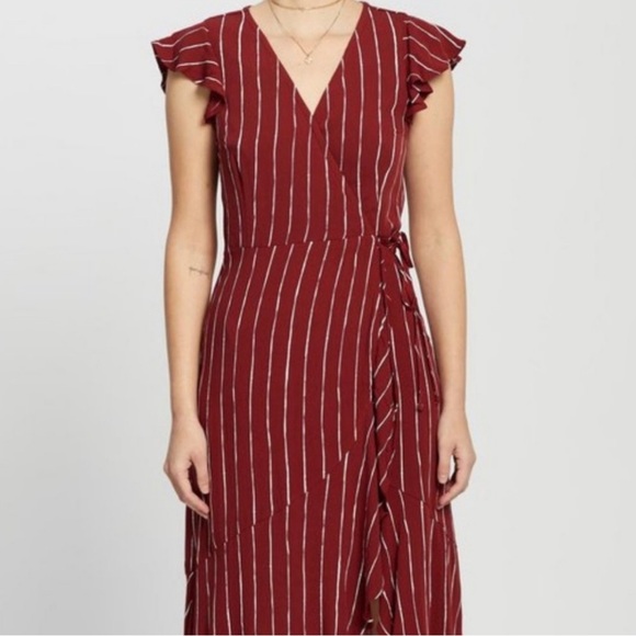 Abercrombie & Fitch Dresses & Skirts - Abercrombie It's A Real Wrap Dress Hi-Low in Size S